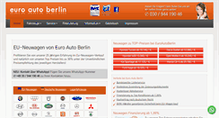 Desktop Screenshot of euroautoberlin.de