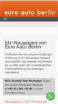 Mobile Screenshot of euroautoberlin.de