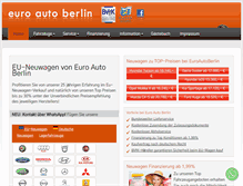 Tablet Screenshot of euroautoberlin.de
